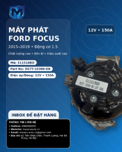 Máy phát điện Masaru cho Ford Focus 2015-2019 1.5 | 12V 150A